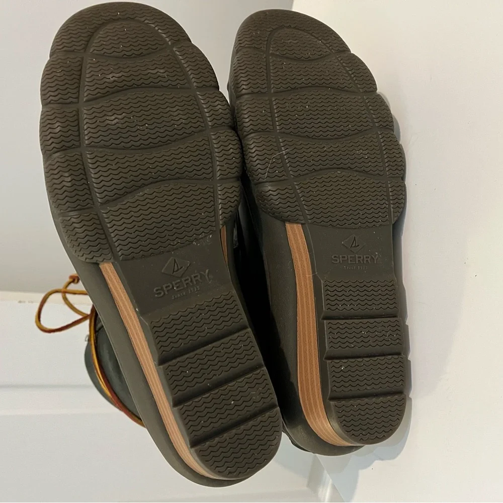 Women’s Sperry Saltwater Wedge Duck Boots Sz 9 - Picture 7 of 9